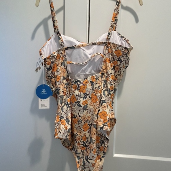 CUPSHE Women Swimming Costume Tummy Control One Piece Swimsuit - Picture 3 of 6